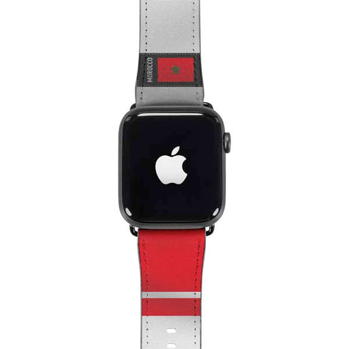 Morocco Soccer Flag Apple Watch Band 38-40mm
